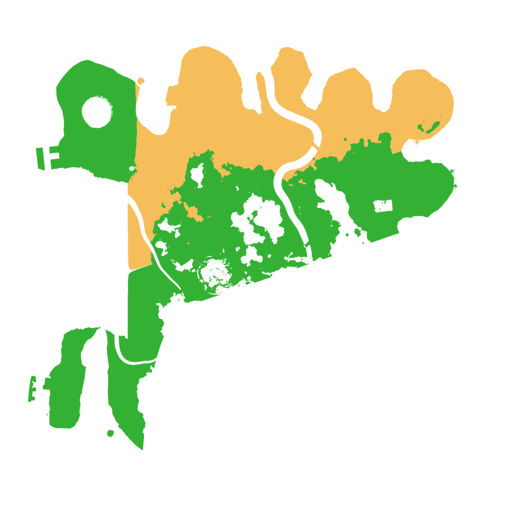 Biome Rust Map: Procedural Map, Size: 3000, Seed: 86541