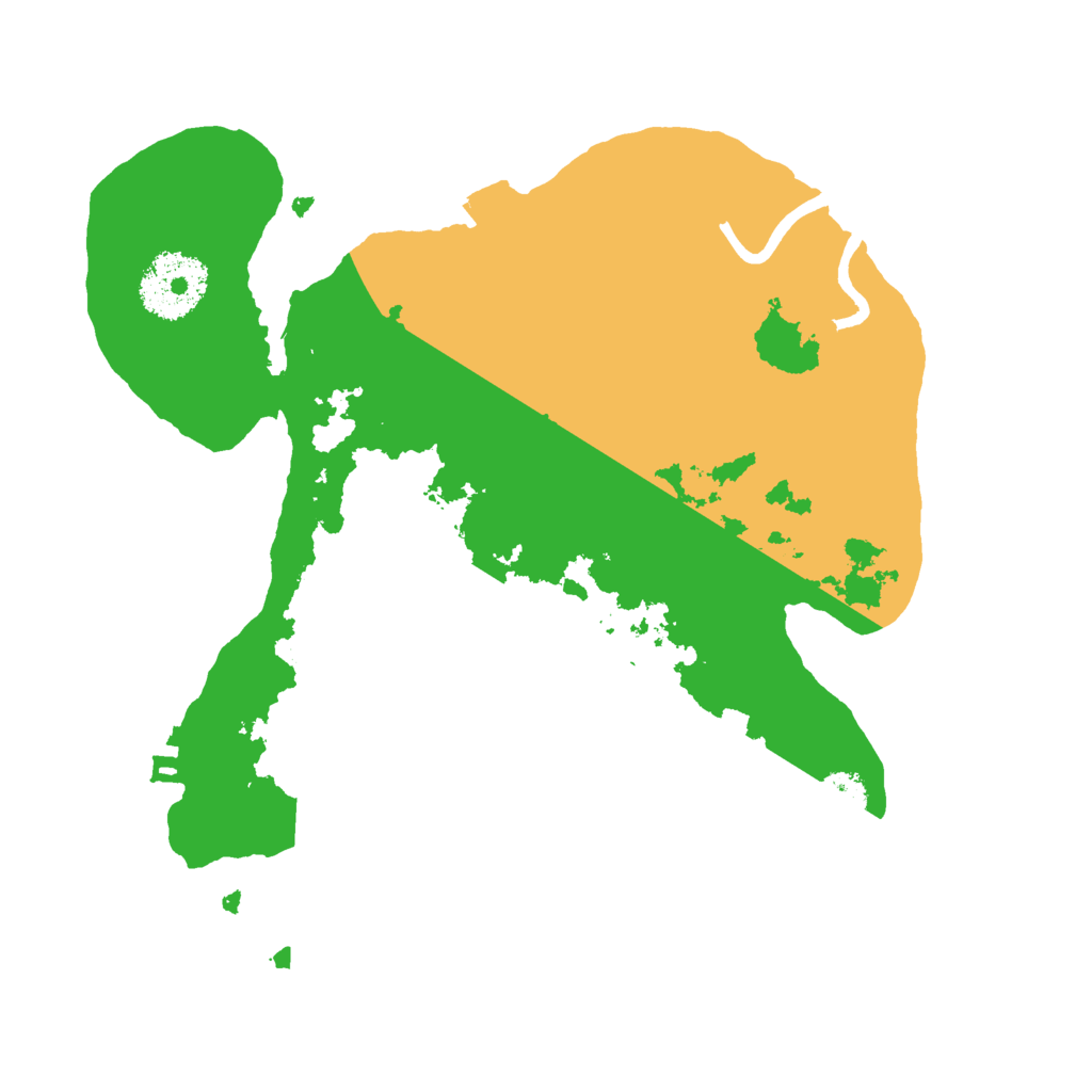 Biome Rust Map: Procedural Map, Size: 2500, Seed: 1595674074