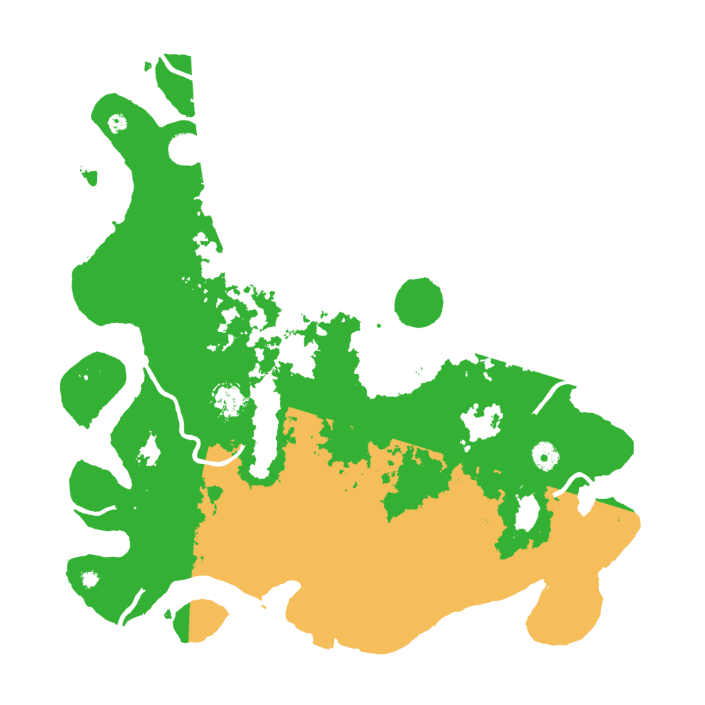 Biome Rust Map: Procedural Map, Size: 3900, Seed: 13825