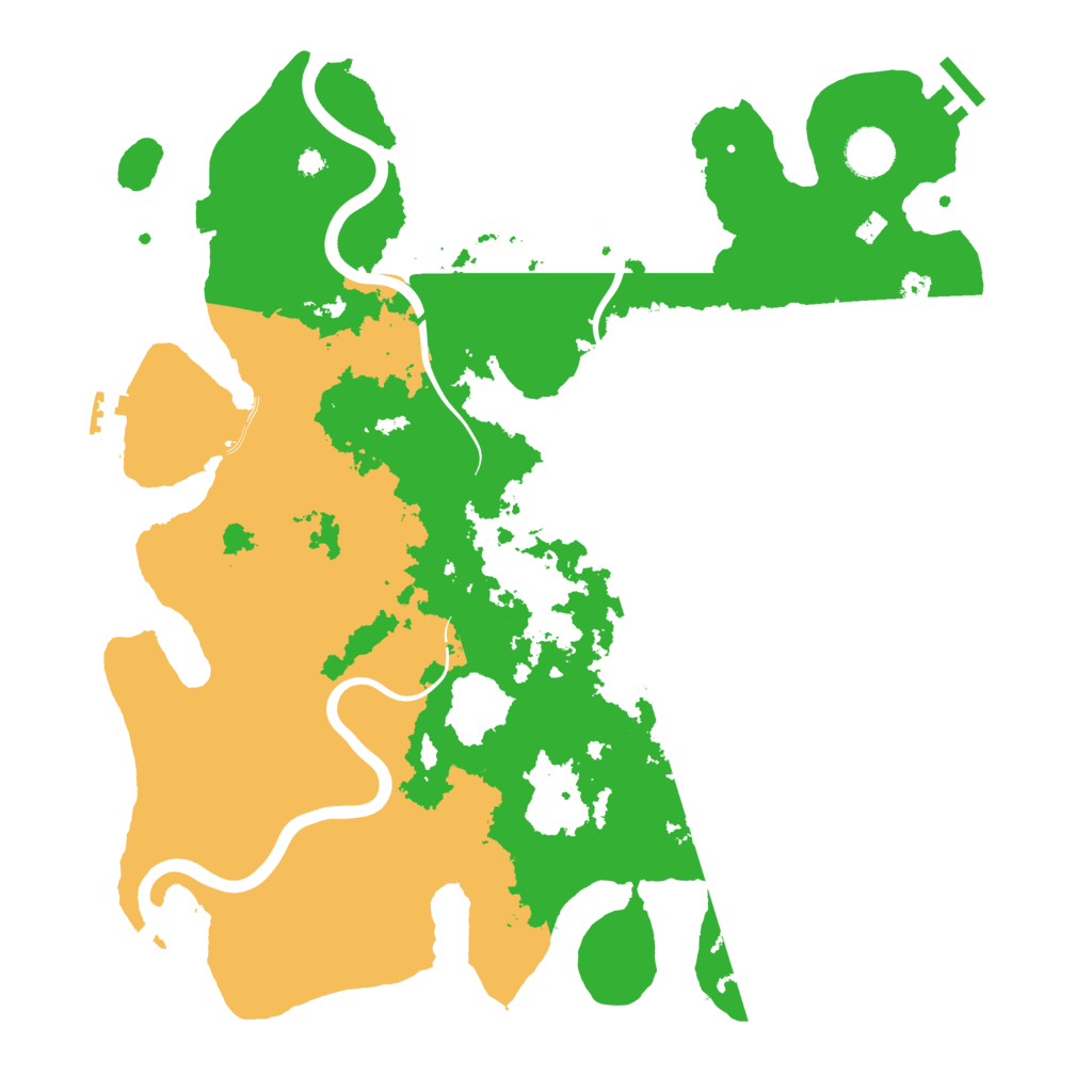 Biome Rust Map: Procedural Map, Size: 3850, Seed: 370113974