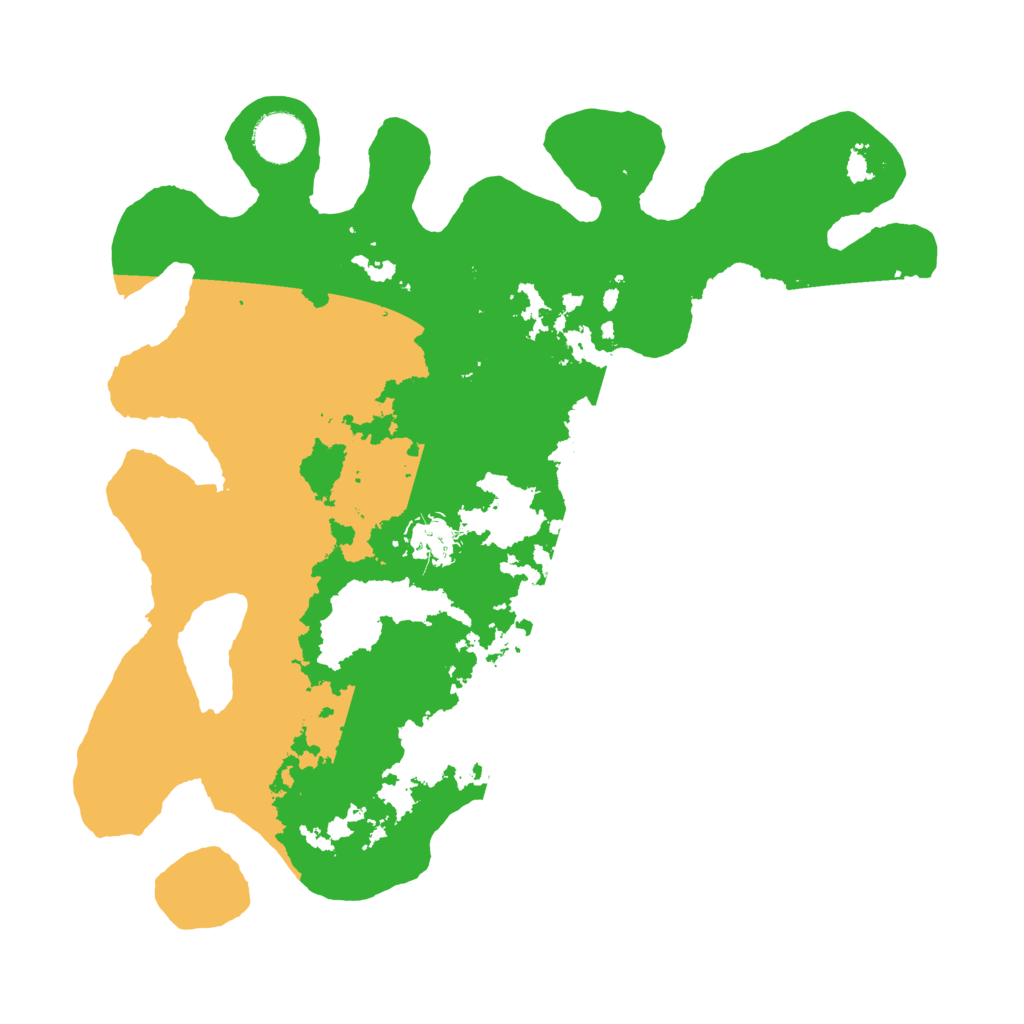 Biome Rust Map: Barren, Size: 3500, Seed: 1504226092