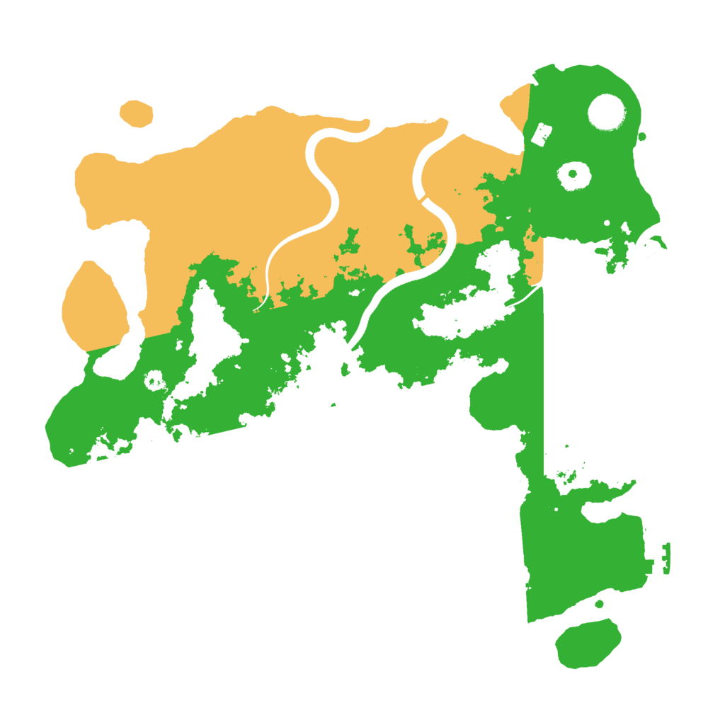 Biome Rust Map: Procedural Map, Size: 3500, Seed: 308223168