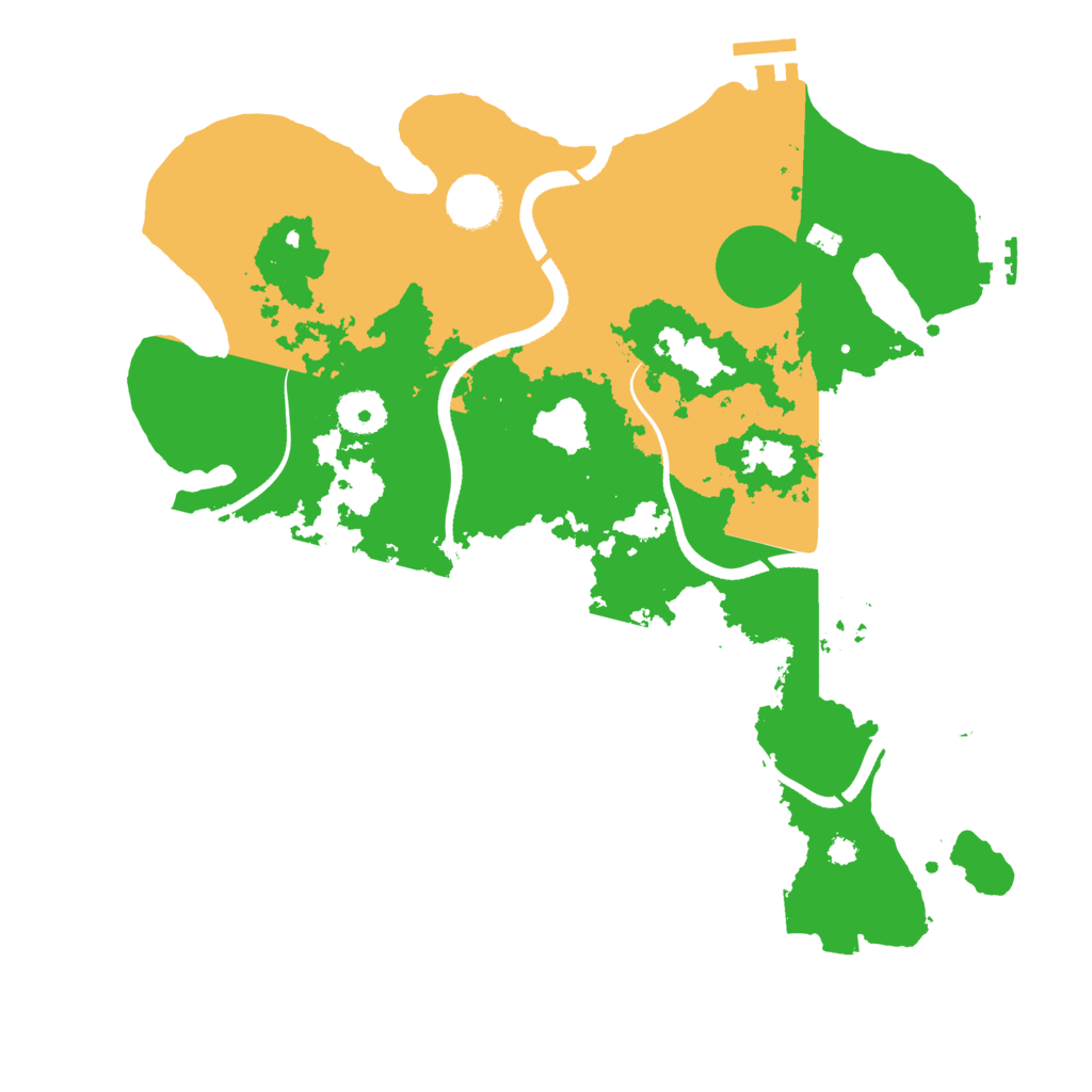 Biome Rust Map: Procedural Map, Size: 3500, Seed: 1633921179