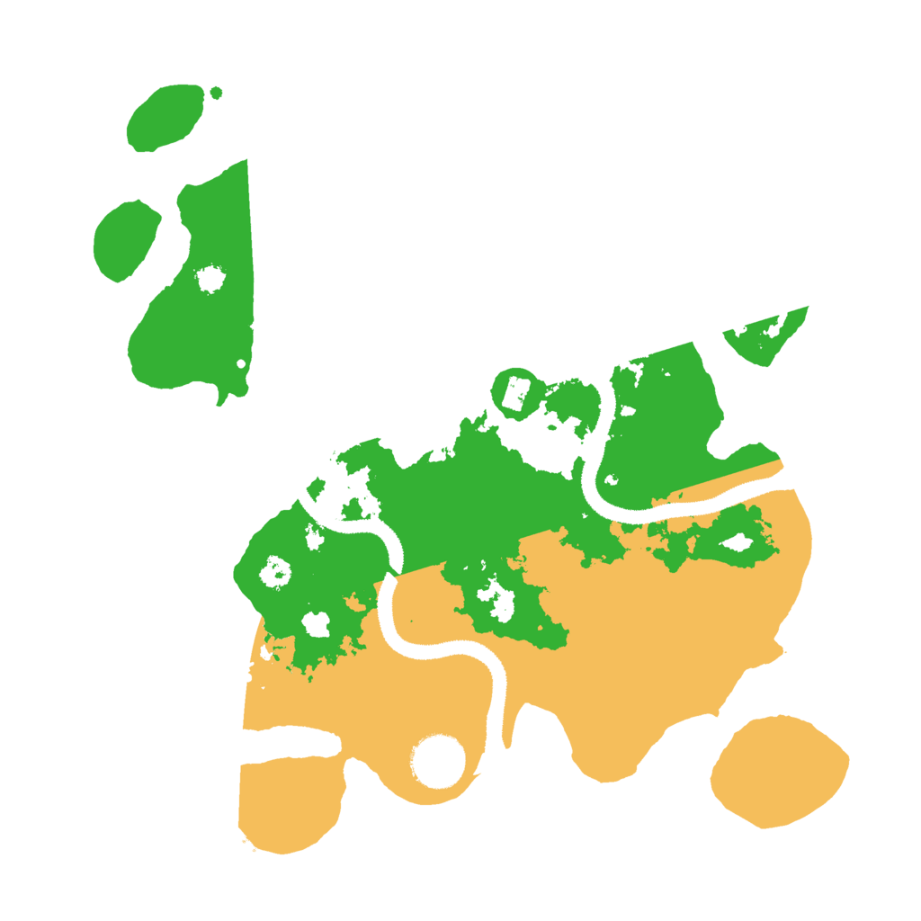 Biome Rust Map: Procedural Map, Size: 3000, Seed: 666666