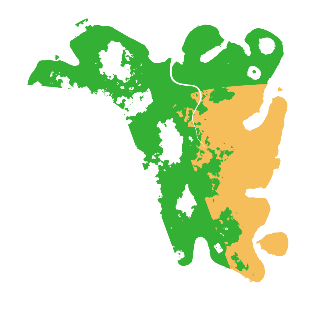 Biome Rust Map: Procedural Map, Size: 3500, Seed: 722357445