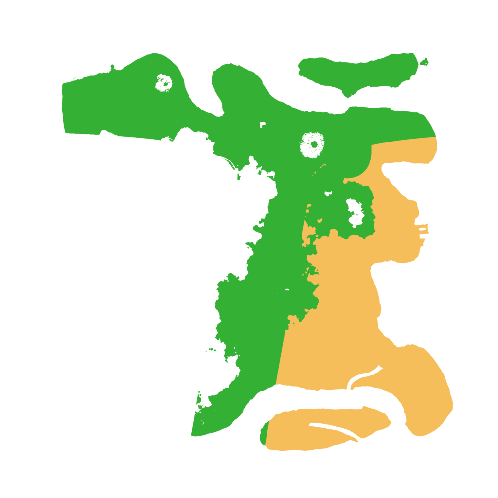 Biome Rust Map: Procedural Map, Size: 3000, Seed: 76125467