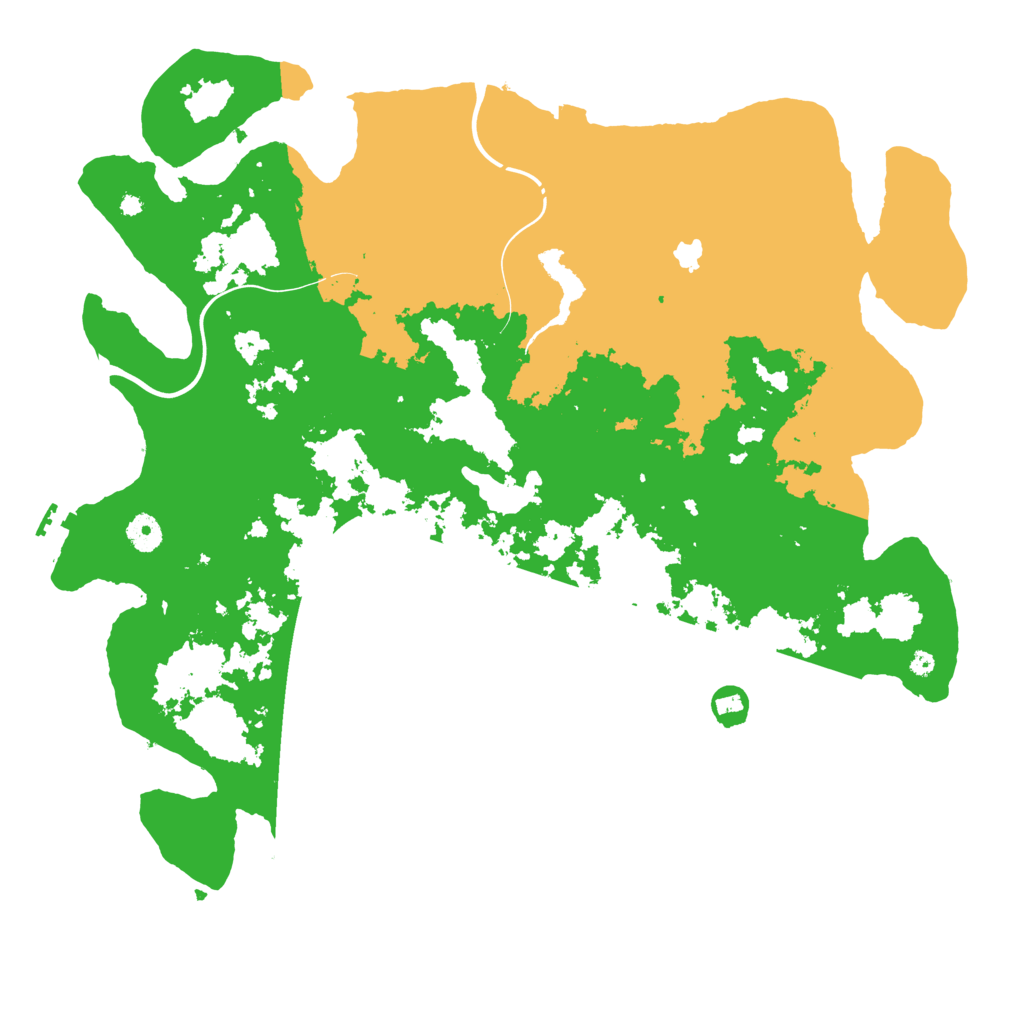 Biome Rust Map: Procedural Map, Size: 4300, Seed: 7012121