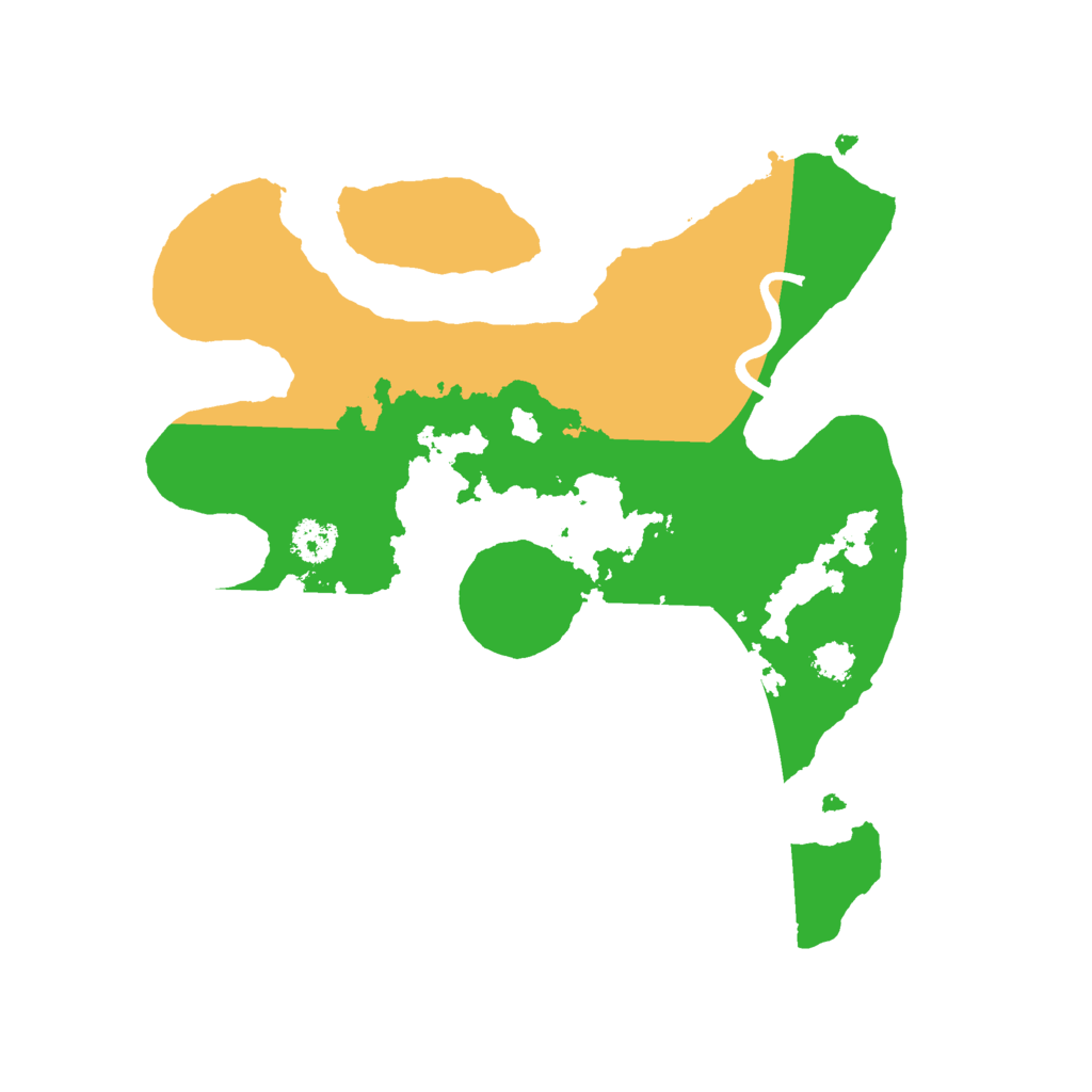 Biome Rust Map: Procedural Map, Size: 2500, Seed: 7341