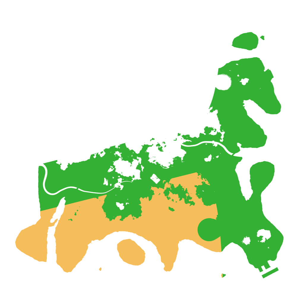 Biome Rust Map: Procedural Map, Size: 3500, Seed: 1549971219