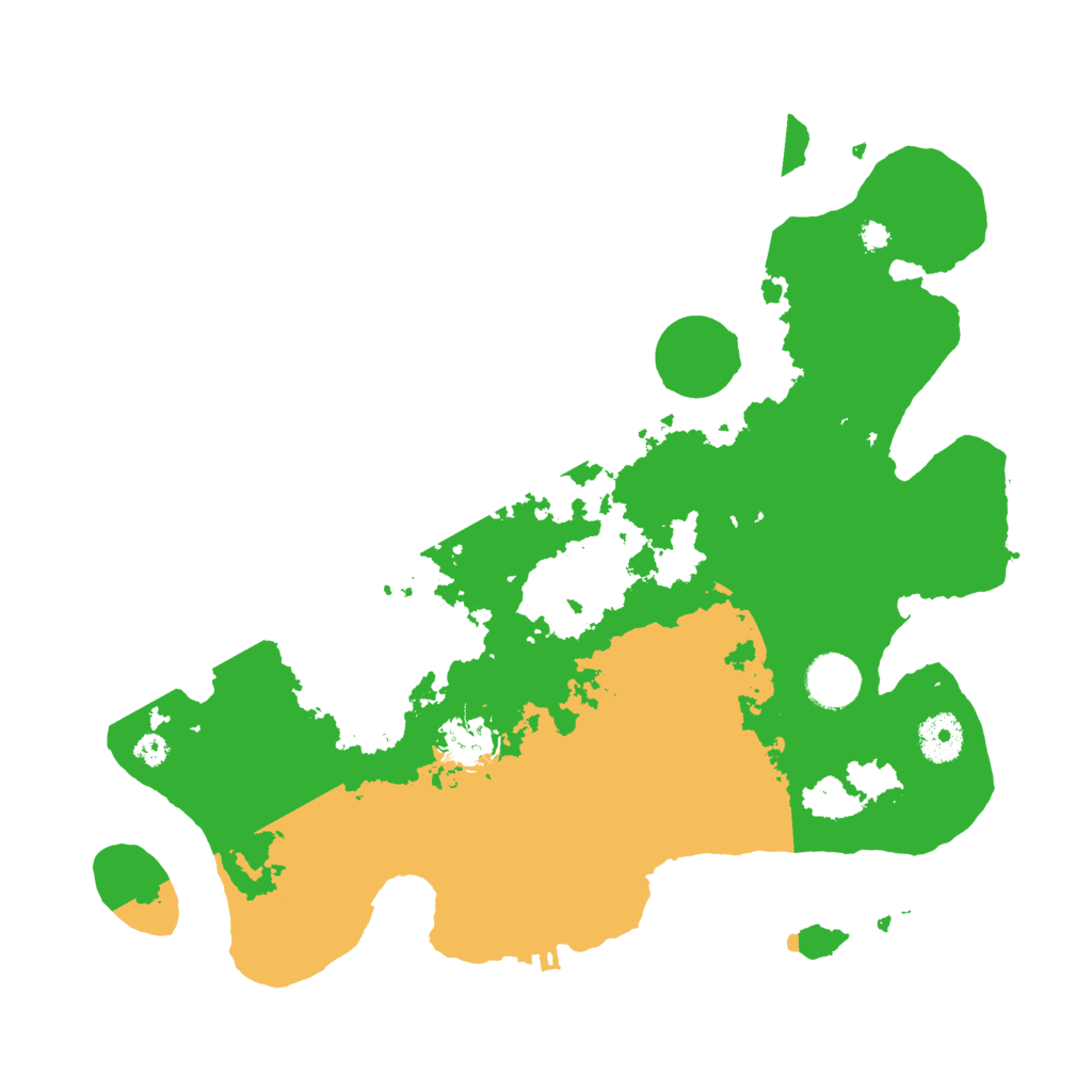 Biome Rust Map: Procedural Map, Size: 3500, Seed: 1985621582