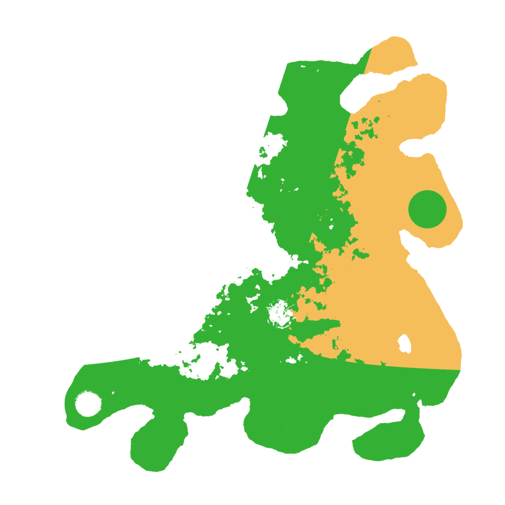 Biome Rust Map: Barren, Size: 3500, Seed: 1983