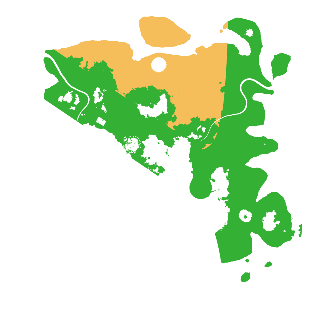Biome Rust Map: Procedural Map, Size: 3700, Seed: 764310169