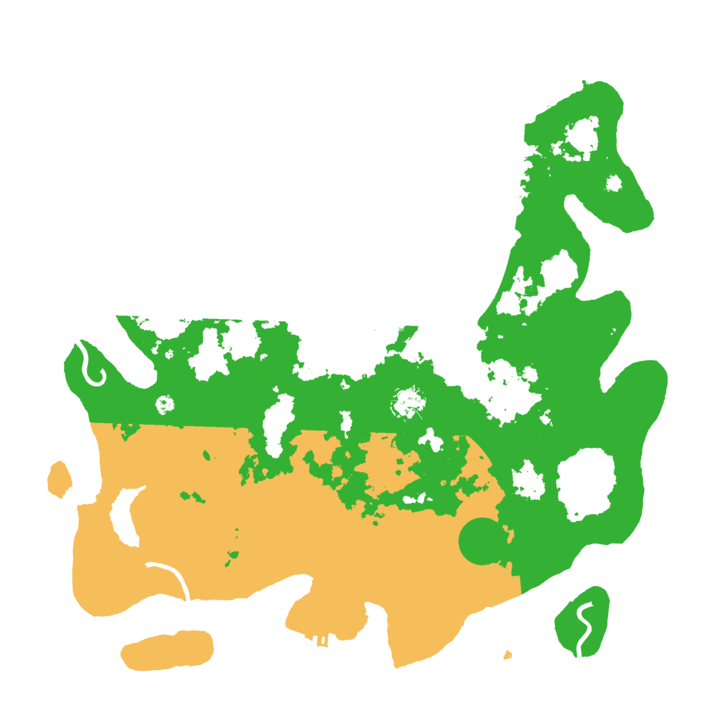 Biome Rust Map: Procedural Map, Size: 4000, Seed: 1204