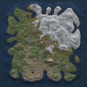 Thumbnail Rust Map: Procedural Map, Size: 4250, Seed: 114108167, 19 Monuments