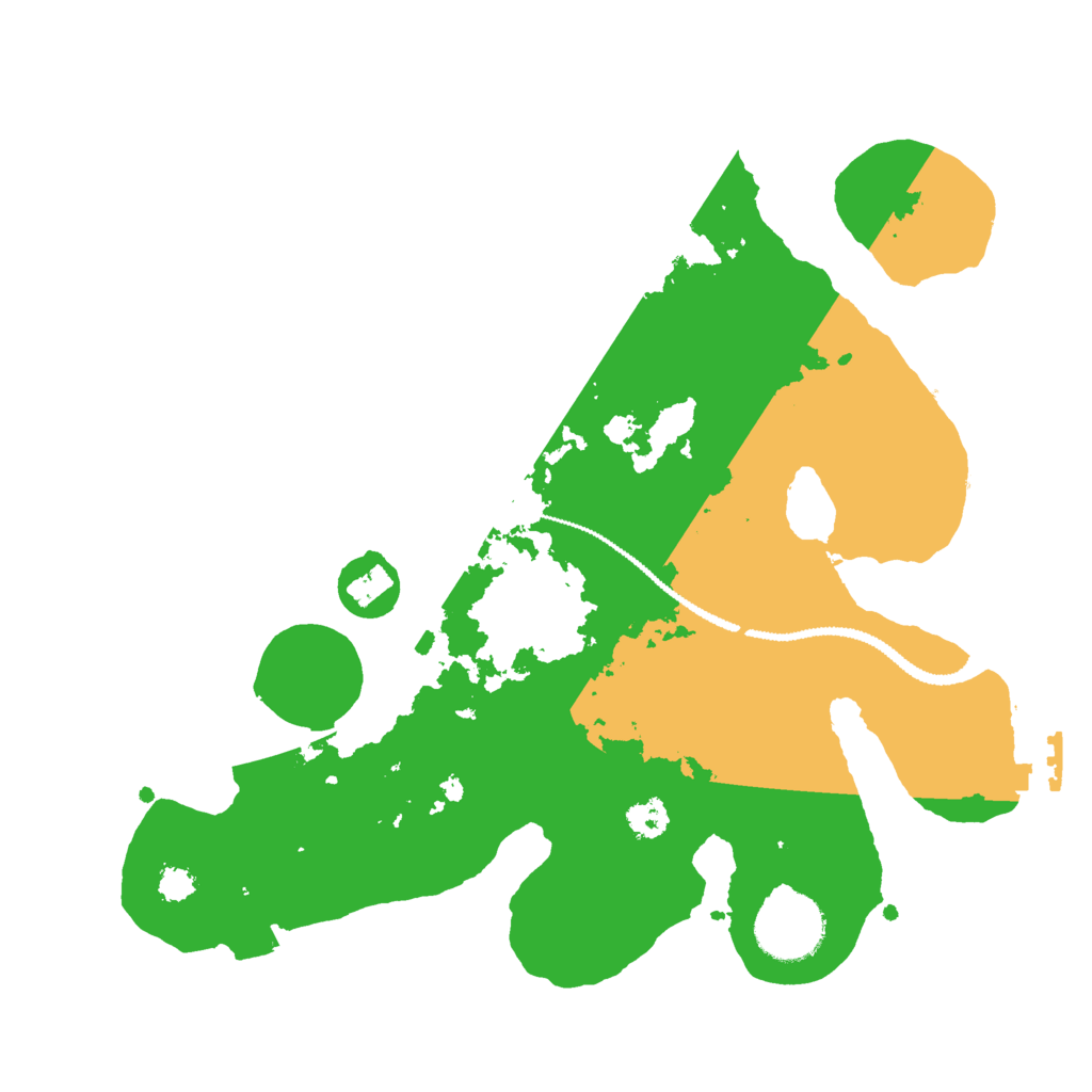 Biome Rust Map: Procedural Map, Size: 2800, Seed: 1032