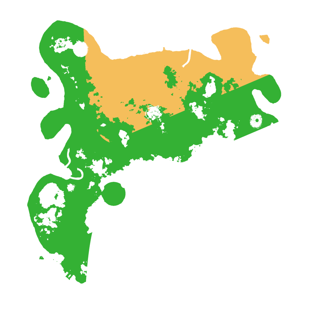 Biome Rust Map: Procedural Map, Size: 3700, Seed: 1774933