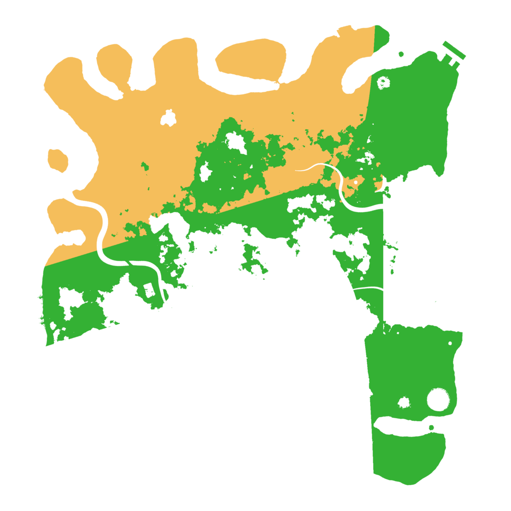 Biome Rust Map: Procedural Map, Size: 4000, Seed: 530714