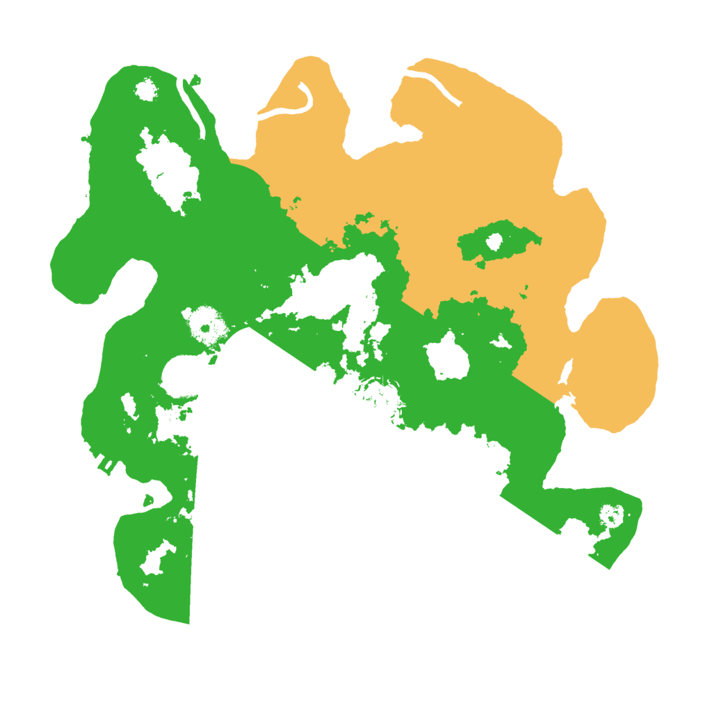 Biome Rust Map: Procedural Map, Size: 3000, Seed: 4651