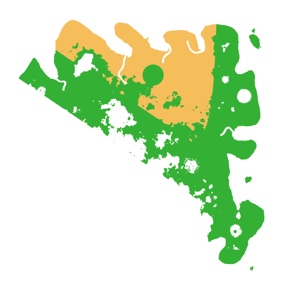 Biome Rust Map: Procedural Map, Size: 3700, Seed: 775902058