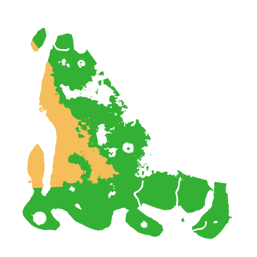 Biome Rust Map: Procedural Map, Size: 3500, Seed: 924973755