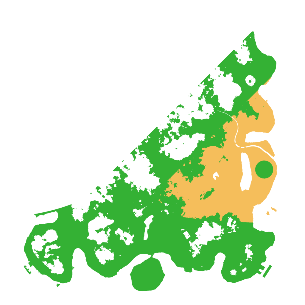 Biome Rust Map: Procedural Map, Size: 4500, Seed: 289647749