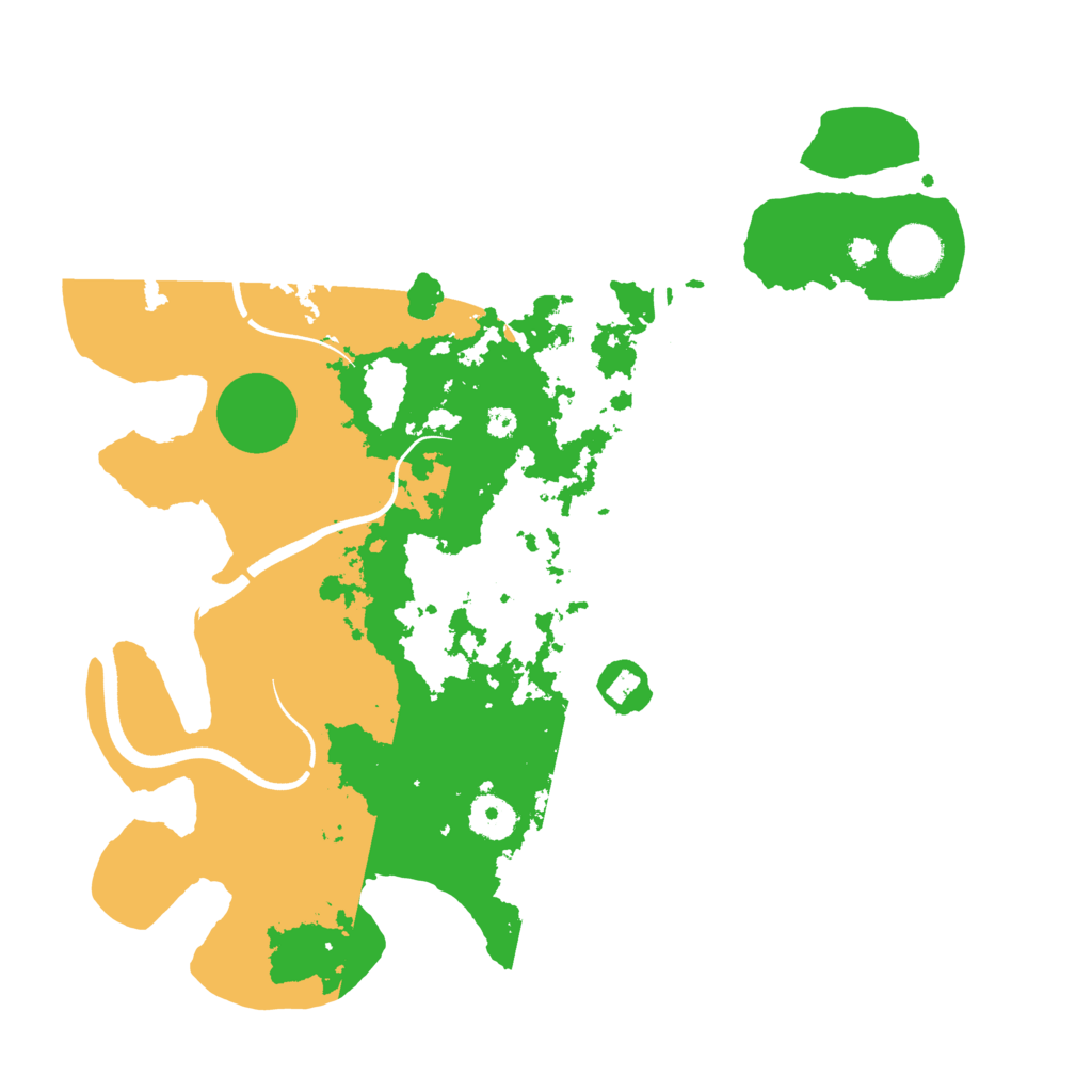 Biome Rust Map: Procedural Map, Size: 3600, Seed: 987