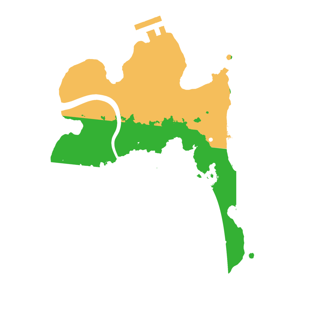 Biome Rust Map: Procedural Map, Size: 2300, Seed: 67