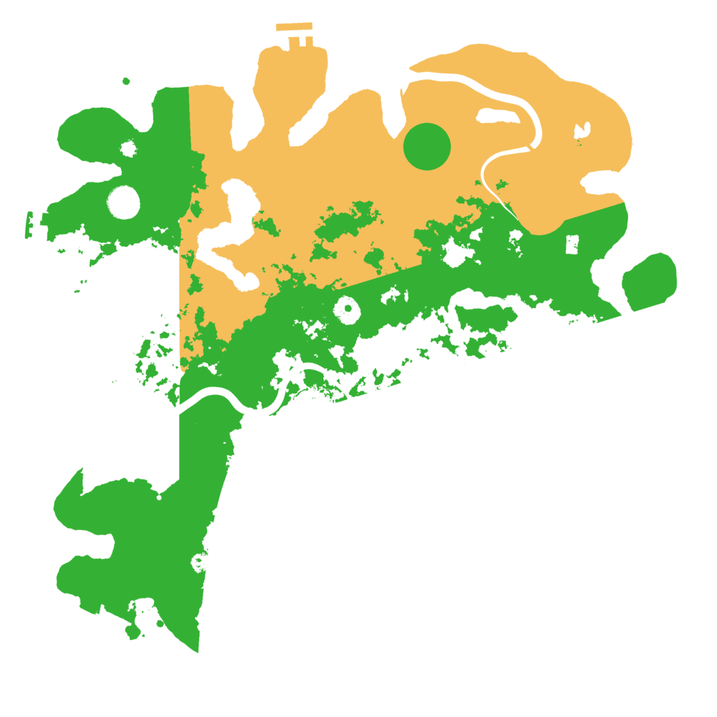 Biome Rust Map: Procedural Map, Size: 4000, Seed: 49643