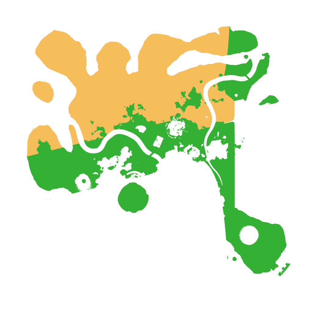 Biome Rust Map: Procedural Map, Size: 3000, Seed: 131