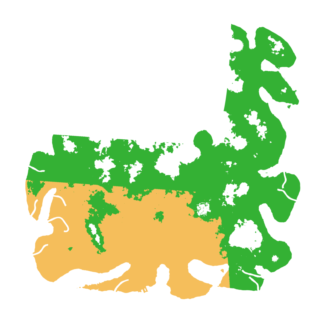 Biome Rust Map: Procedural Map, Size: 4500, Seed: 2122528889