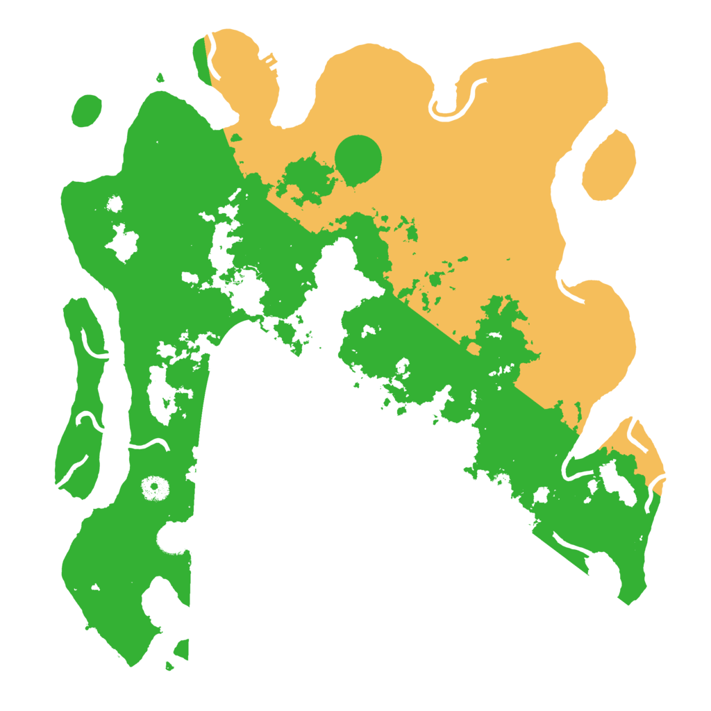 Biome Rust Map: Procedural Map, Size: 4000, Seed: 215466