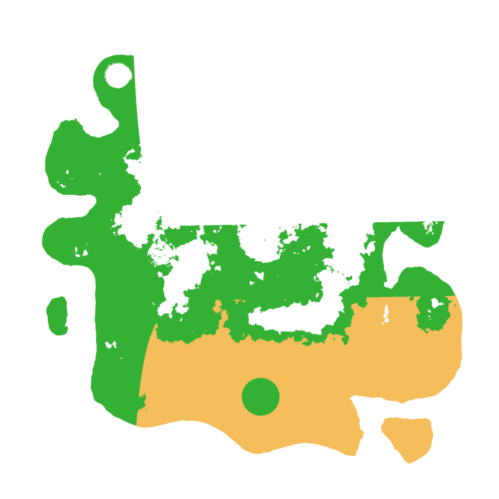 Biome Rust Map: Barren, Size: 3500, Seed: 1145274094