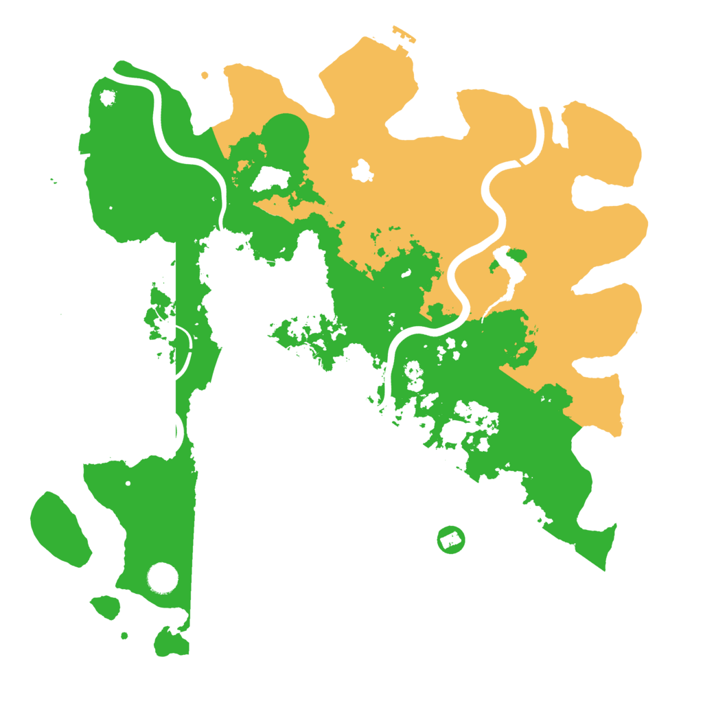 Biome Rust Map: Procedural Map, Size: 4000, Seed: 459415