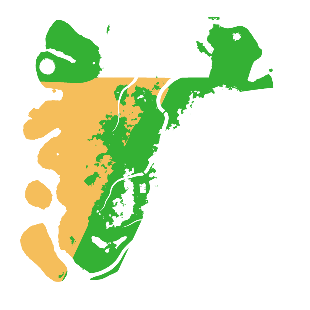 Biome Rust Map: Procedural Map, Size: 3500, Seed: 725502966