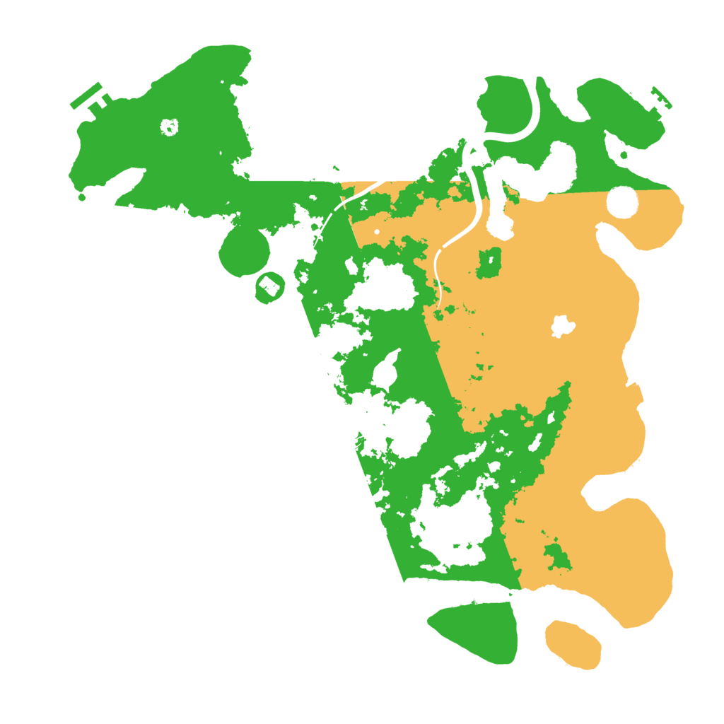 Biome Rust Map: Procedural Map, Size: 4000, Seed: 495090