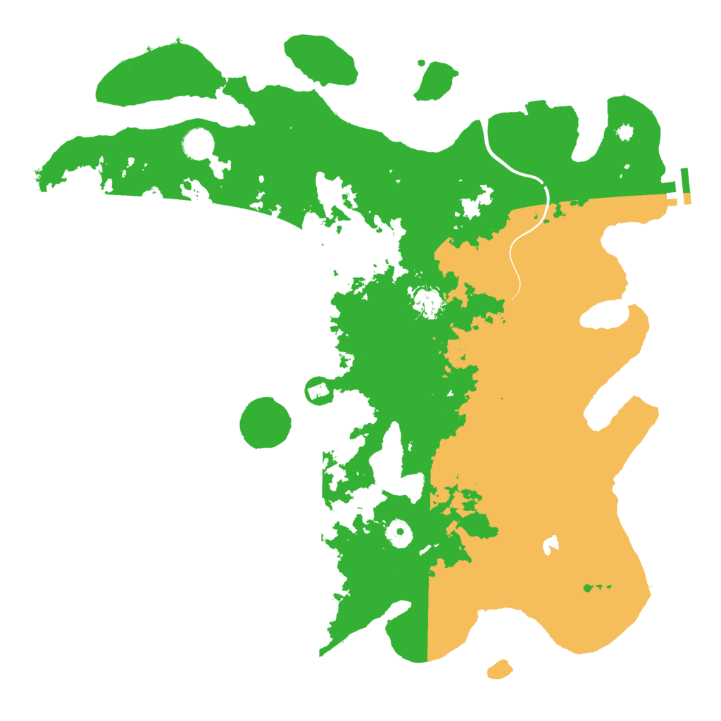 Biome Rust Map: Procedural Map, Size: 4000, Seed: 980591