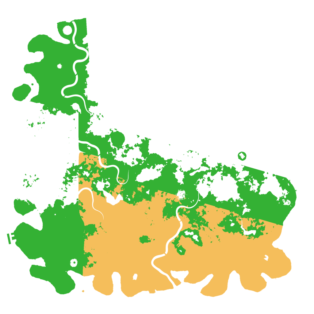 Biome Rust Map: Procedural Map, Size: 6000, Seed: 41831
