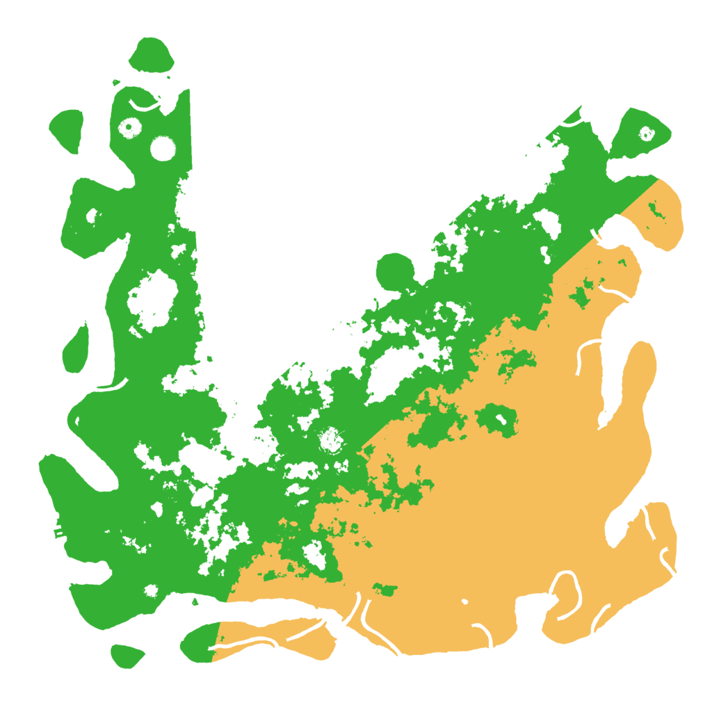 Biome Rust Map: Procedural Map, Size: 5000, Seed: 19156