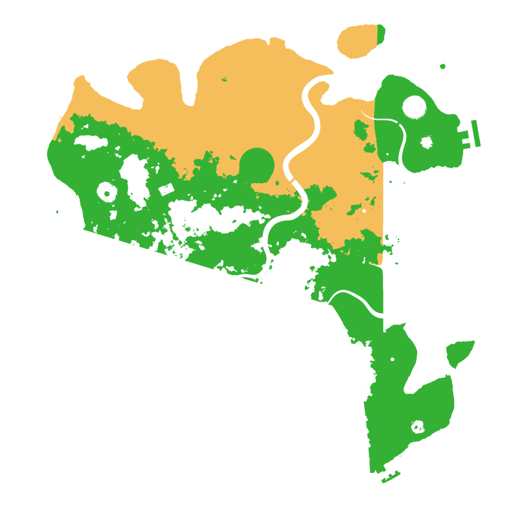 Biome Rust Map: Procedural Map, Size: 3850, Seed: 1026658650