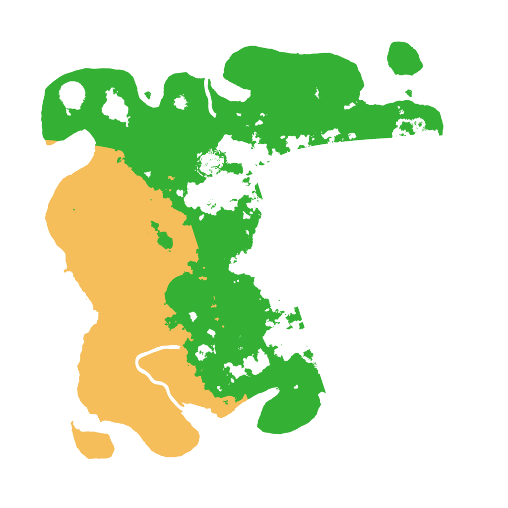 Biome Rust Map: Procedural Map, Size: 3500, Seed: 303951462