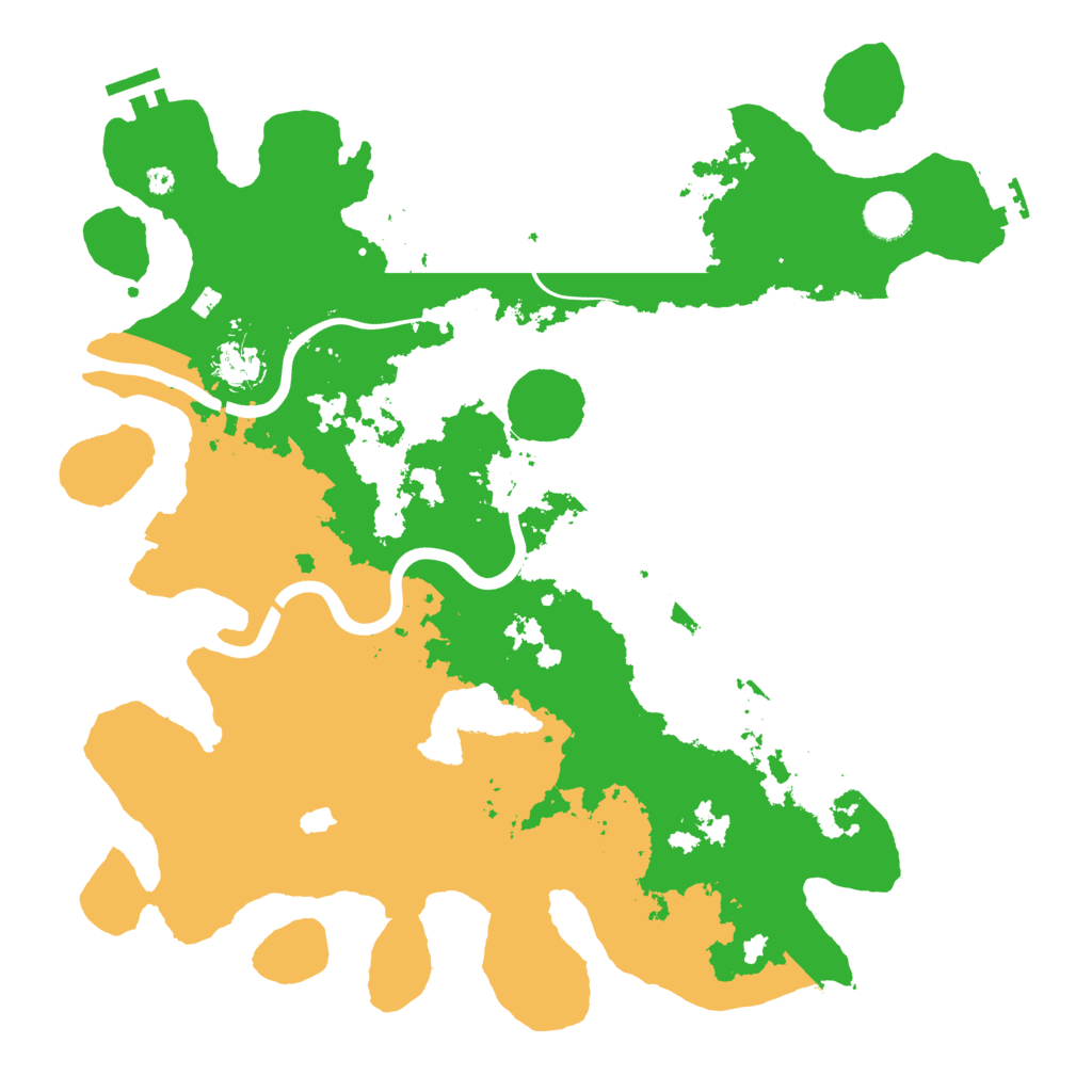 Biome Rust Map: Procedural Map, Size: 4000, Seed: 726794144