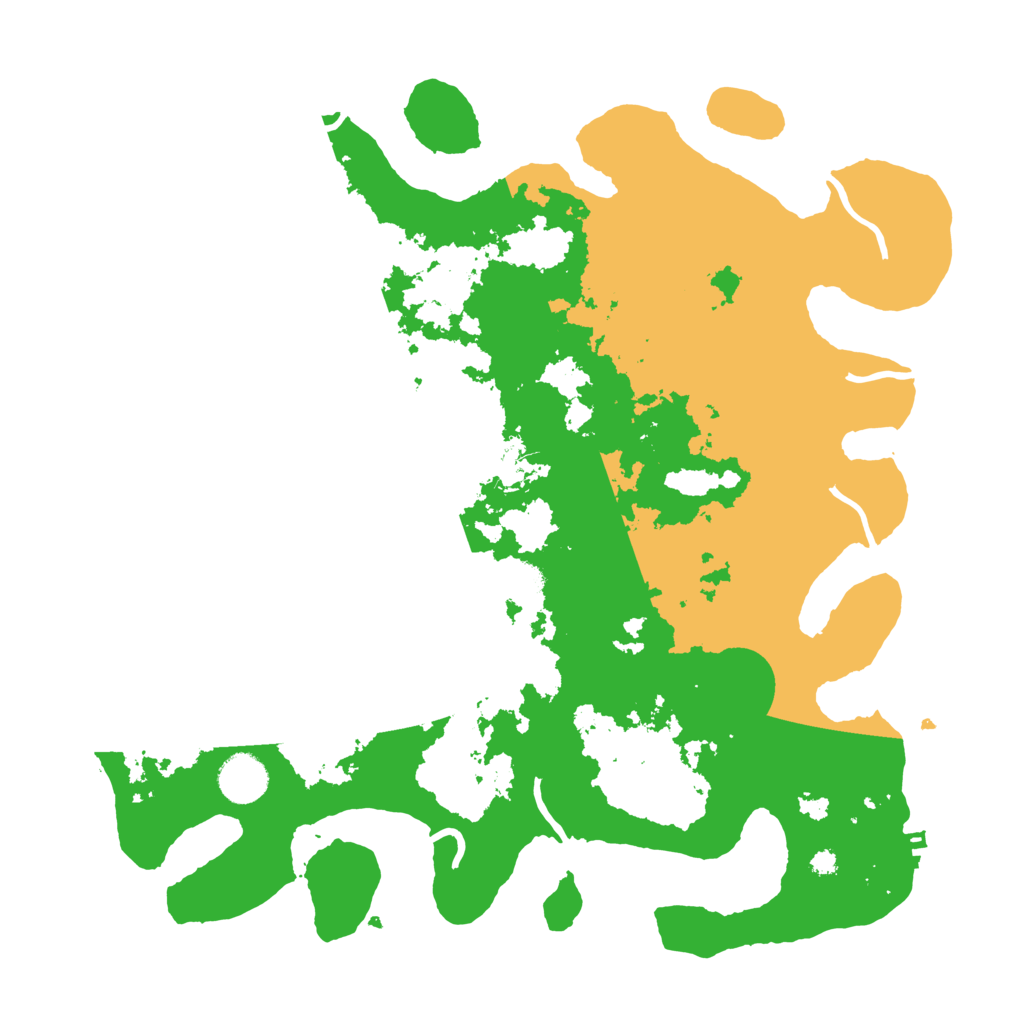 Biome Rust Map: Procedural Map, Size: 3700, Seed: 2025806765