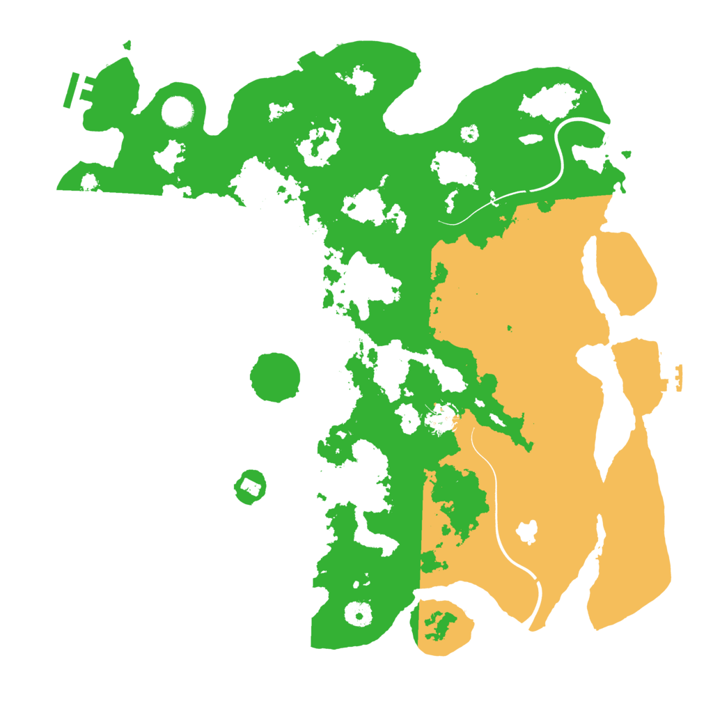 Biome Rust Map: Procedural Map, Size: 4000, Seed: 320716