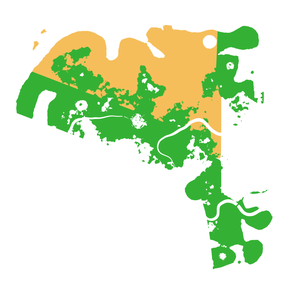 Biome Rust Map: Procedural Map, Size: 3900, Seed: 65114