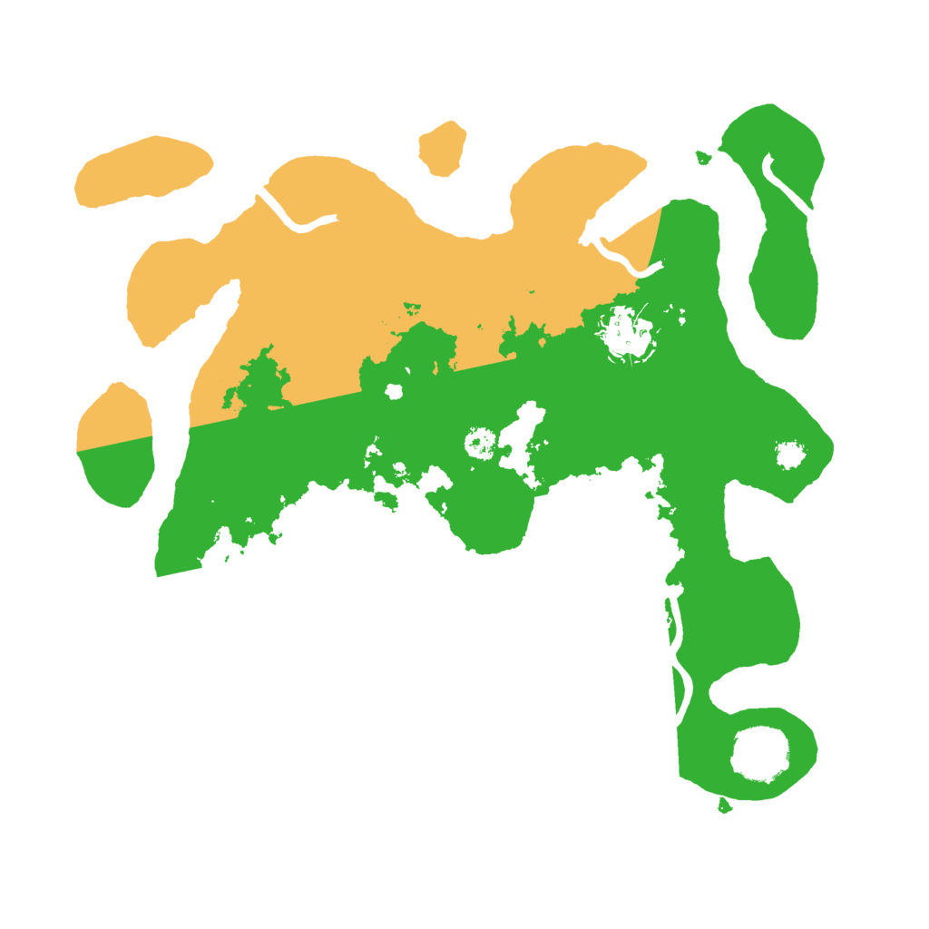 Biome Rust Map: Procedural Map, Size: 3000, Seed: 557709558