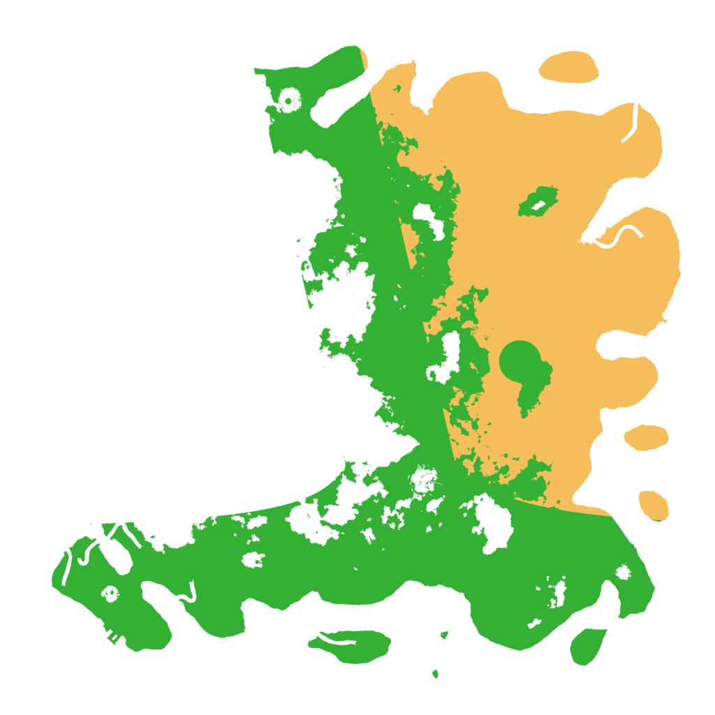 Biome Rust Map: Procedural Map, Size: 4500, Seed: 1990727