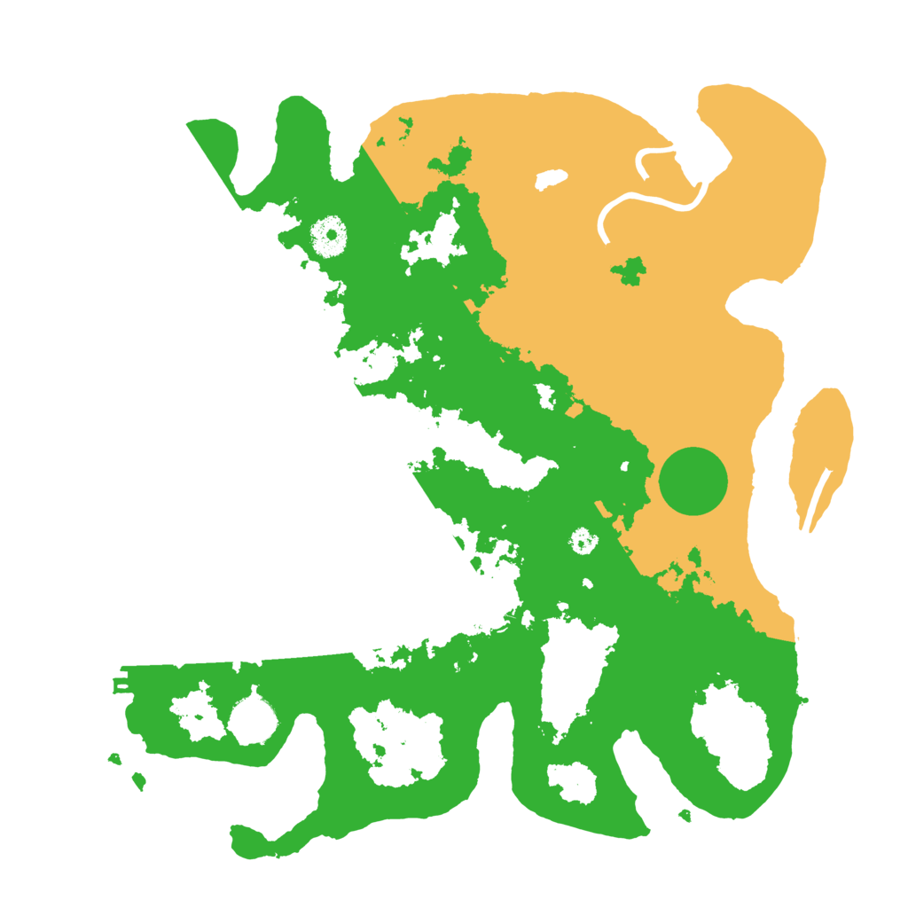 Biome Rust Map: Procedural Map, Size: 3500, Seed: 24789