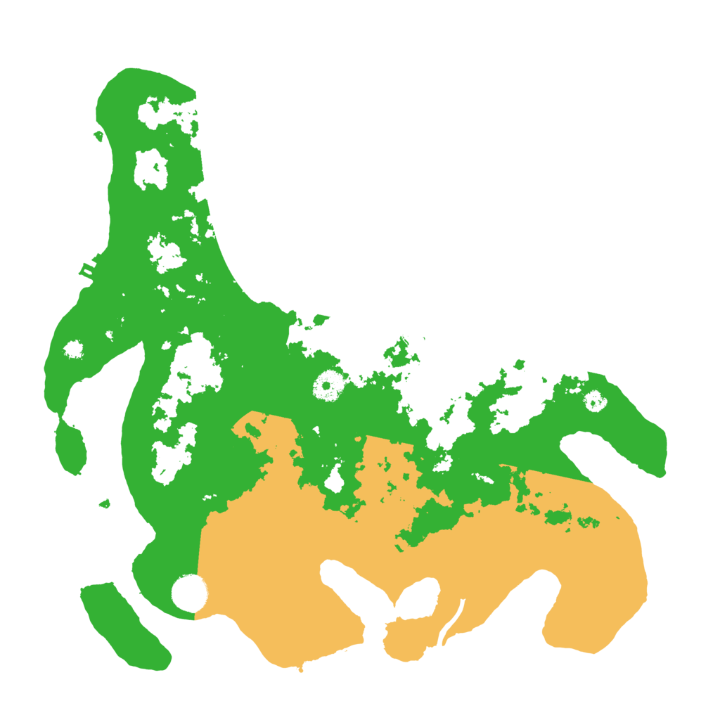 Biome Rust Map: Procedural Map, Size: 3500, Seed: 20220623