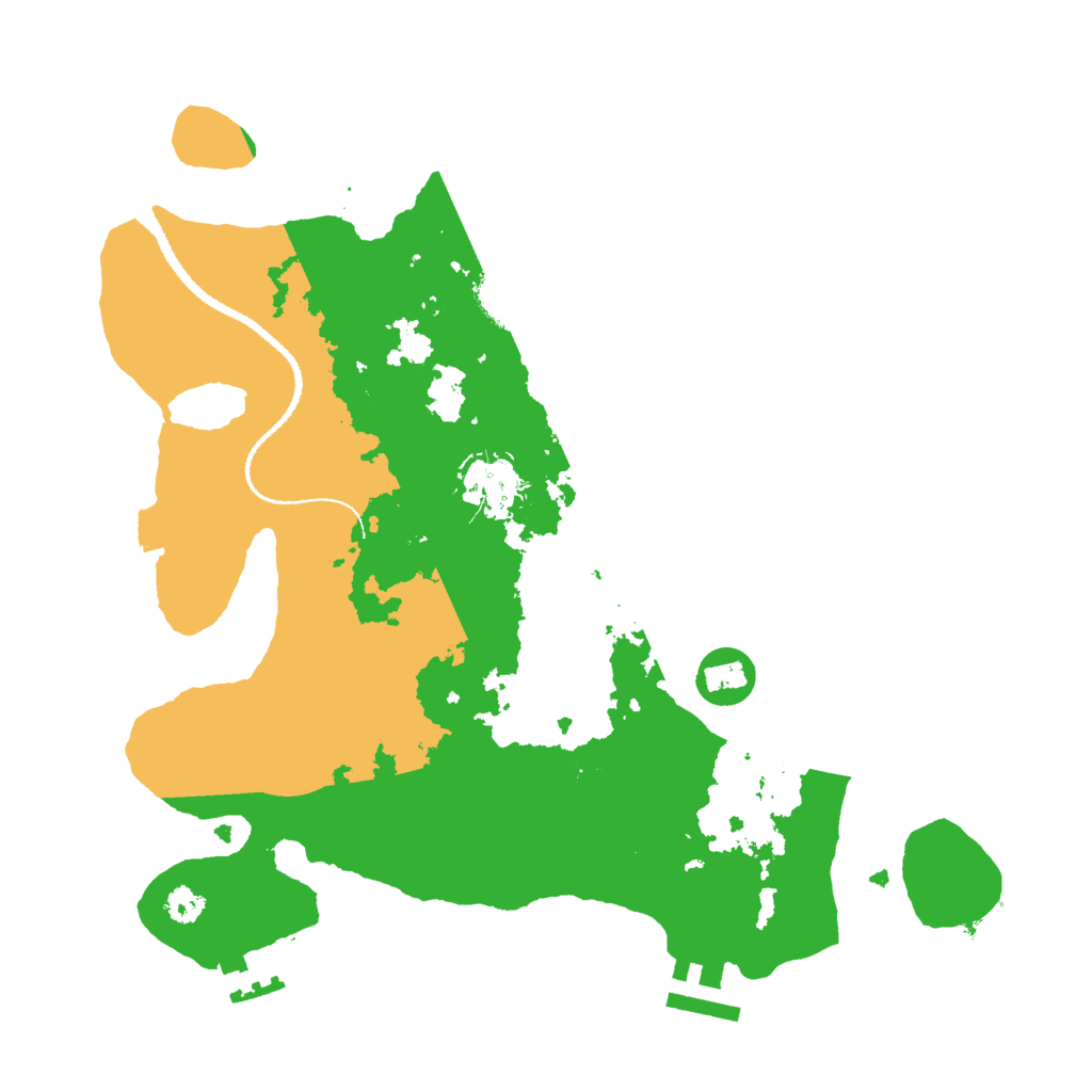 Biome Rust Map: Procedural Map, Size: 3000, Seed: 862019084