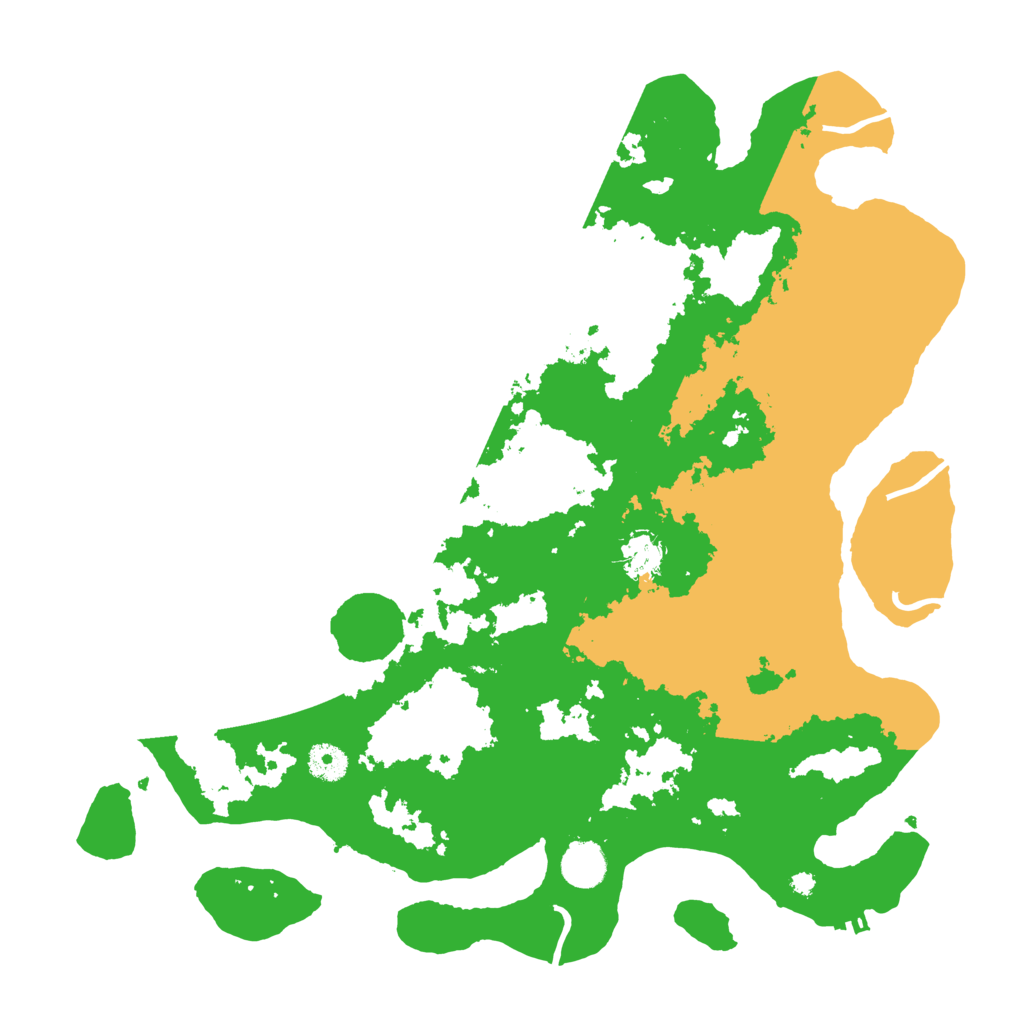 Biome Rust Map: Procedural Map, Size: 4000, Seed: 158394